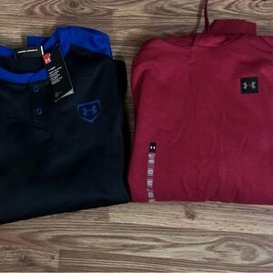 Under Armour Blue and Red Apparel Set